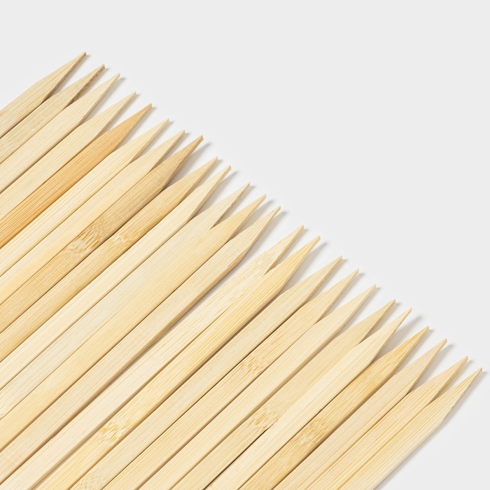 Шампуры Доляна, 40 см, набор 25 шт, бамбук Шампуры Доляна, 40 см, набор 25 шт, бамбук