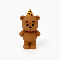 Фигурка-топпер для торта &laquo;Мишка задувает свечку&raquo;