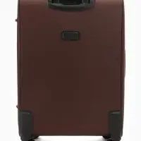 Чемодан на колёсах TEXTURA, кодовый замок, с увеличением, 47&times;30&times;78 см, 28", коричневый