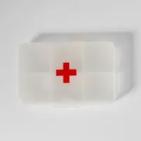 Таблетница «Быстрая аптечка», 6 секций, 8,7 × 5,5 × 1,8 см, цвет прозрачный