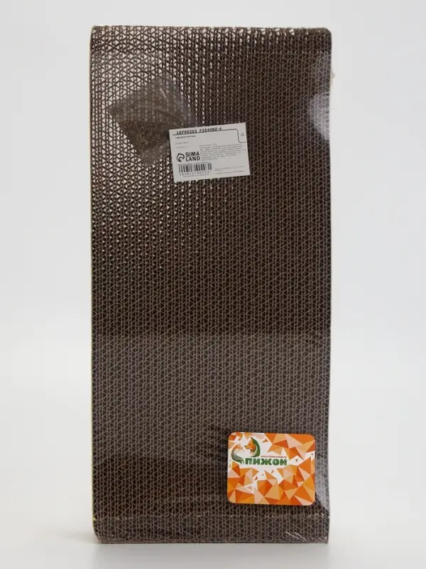 Когтеточка-лежанка &laquo;Пижон. ГТО&raquo;, 42.5&times;20&times;5.5 см, с кошачьей мятой, гофрокартон