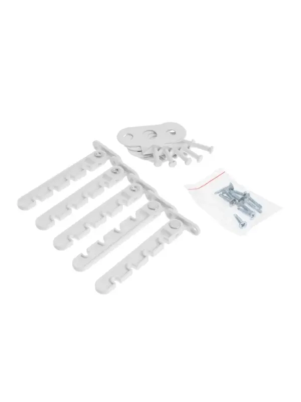 Ограничитель открывания для окна ТУНДРА, пластиковая гребенка, 4-х позиционная, 5 шт.