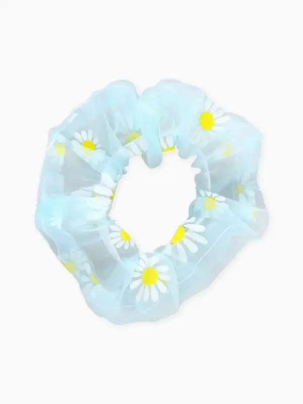 Резинка для волос «Ромашка» голубая, Холодное сердце Резинка для волос «Ромашка» голубая, Холодное сердце
