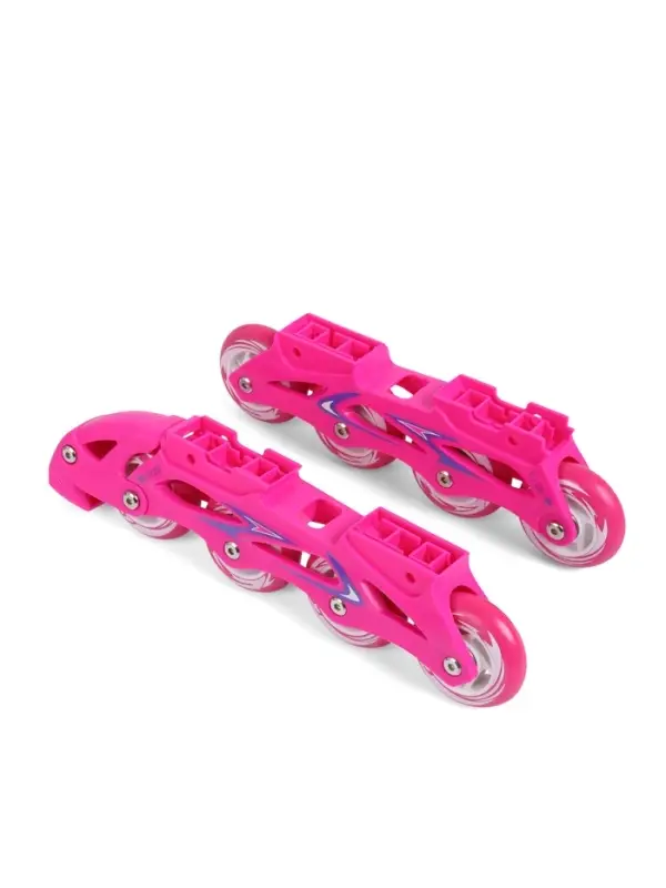 Коньки для фитнеса с роликовой платформой BlackAqua (р.34-37, мультиколор)