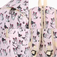 Рюкзак школьный &laquo;Котик&raquo;, с пеналом, 29&times;12&times;41 см, розовый