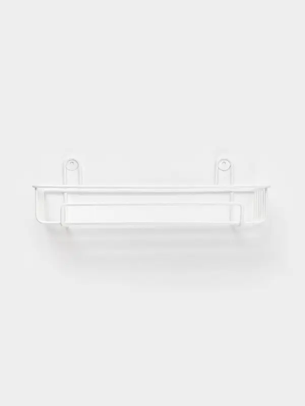 Полка для ванной 29*12,5*10 см, цвет белый Полка для ванной 29*12,5*10 см, цвет белый