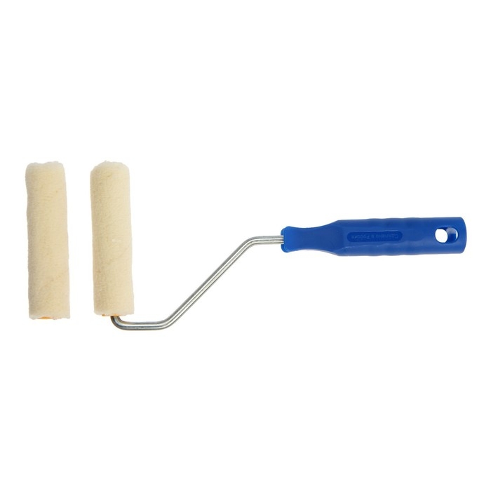 Набор ТУНДРА, велюр, рукоятка + 2 ролика 100 мм, d=6 мм, D=15 мм, ворс 5 мм Набор ТУНДРА, велюр, рукоятка + 2 ролика 100 мм, d=6 мм, D=15 мм, ворс 5 мм