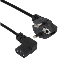 Кабель комп - розетка 220V EU (угол-угол), 1.8m, iOpen <ACE021R-1.8M