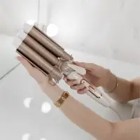 Плойка Luazon LW-05, 35 Вт, керамическое покрытие, d=25 мм, 220&deg;С, белая