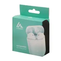 Наушники беспроводные Luazon i12, TWS, вкладыши, Bluetooth 5.0, 35/300 мАч, сенсор, чёрные матовые