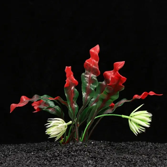 Набор растений искусственных для аквариума, 20 см, 2 шт.