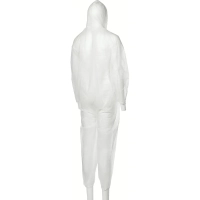 Комбинезон одноразовый Каспер 50 гр/м2 ламинированный белый р-р XL 1 шт/уп