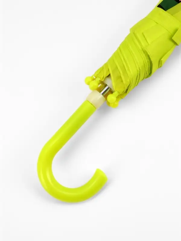 Зонт - трость детский &laquo;Динозавр&raquo;, механический, 8 спиц, R=35/46 см, d=70 см, зелёный