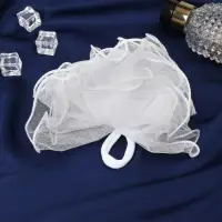 Бант для волос на резинке &laquo;Школьница&raquo;, волна, d=13 см, белый, МИКС