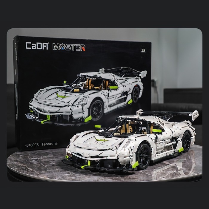 Конструктор Техно «Спорткар», 4346 деталей, масштаб 1:8 Конструктор Техно «Спорткар», 4346 деталей, масштаб 1:8