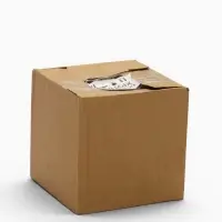 Декоративное кашпо для цветов &laquo;Мешочек&raquo;, стеклянное, 10&times;10&times;10 см, Greengo