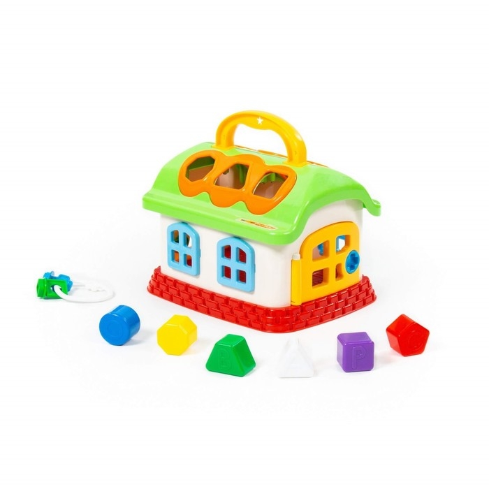 Развивающая игрушка «Сказочный домик» с сортером Развивающая игрушка «Сказочный домик» с сортером