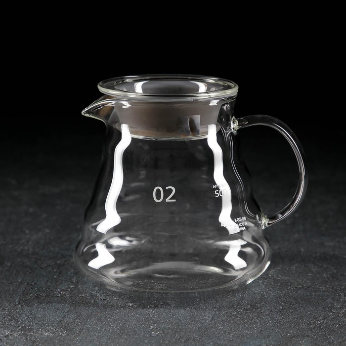 Чайник стеклянный заварочный с крышкой «Бриз», 500 мл Чайник стеклянный заварочный с крышкой «Бриз», 500 мл