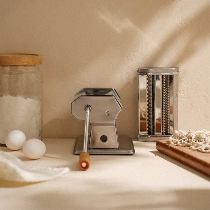 Лапшерезка ручная SL Home &laquo;Оливковая роща&raquo;, 21&times;15&times;13.5 см, нержавеющая сталь, серебристая