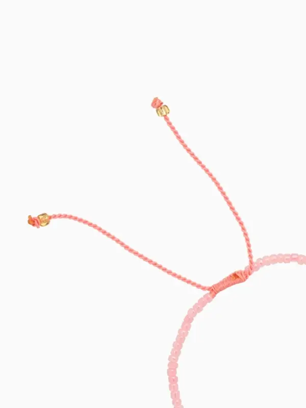 Браслет Браслет "Виколия" длина 16 см, цв. розовый, золотистый