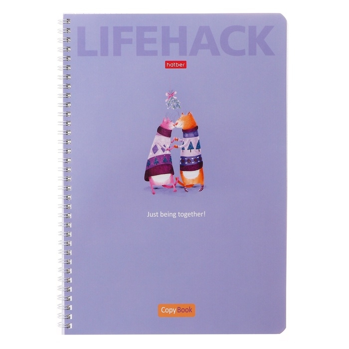 Тетрадь А4, 96 листов в клетку на гребне Тетрадь А4, 96 листов в клетку на гребне "Смекалки", обложка мелованный картон, блок офсет, МИКС