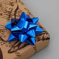 Подарочный Бант - звезда №4.3, набор 54 шт., ассорти, для упаковки подарков