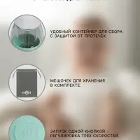 Аспиратор для новорожденных электронный, назальный (набор: 2 насадки, аксессуары, зарядка Type-C)