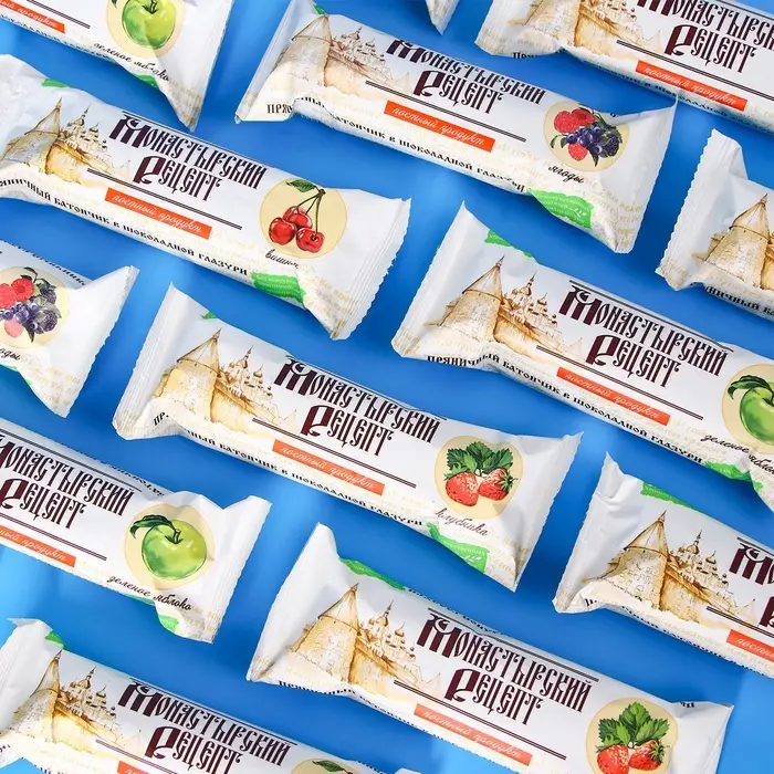 Пряничный батончик &laquo;Монастырский рецепт&raquo;, постный, в шоколадной глазури, ассорти, 40 г