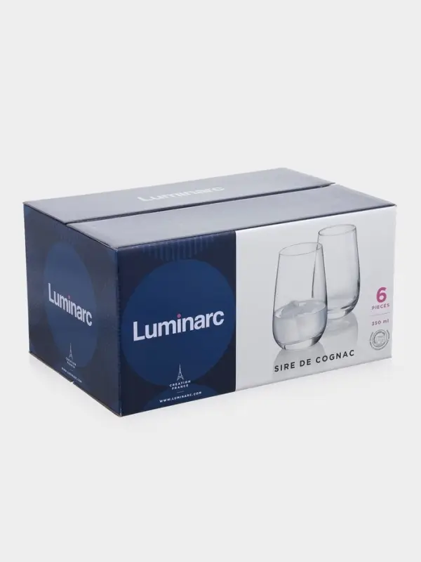 Набор стаканов Luminarc &laquo;Сир де Коньяк&raquo;, 350 мл, 6 шт., стекло, прозрачный