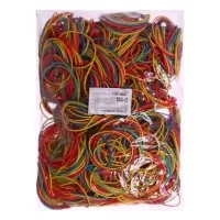 Банковская резинка цветная, 1000 грамм, длина 95 мм, диаметр - 60 мм, сечение 1.7&times;1.7 мм