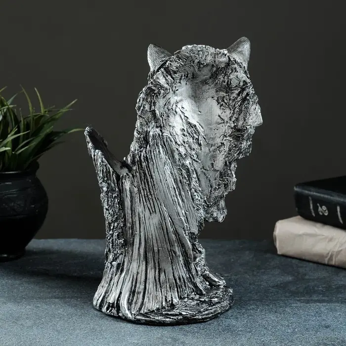 Подставка под бутылку &laquo;Волк&raquo;, 25&times;17&times;13 см, под сталь