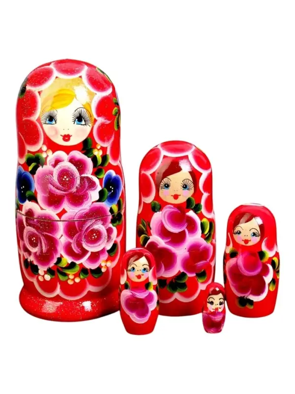 Матрёшка 5 в 1, расписная, МИКС