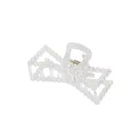 Крабик для волос &laquo;Хелен&raquo;, бантик, 9 см, прозрачный