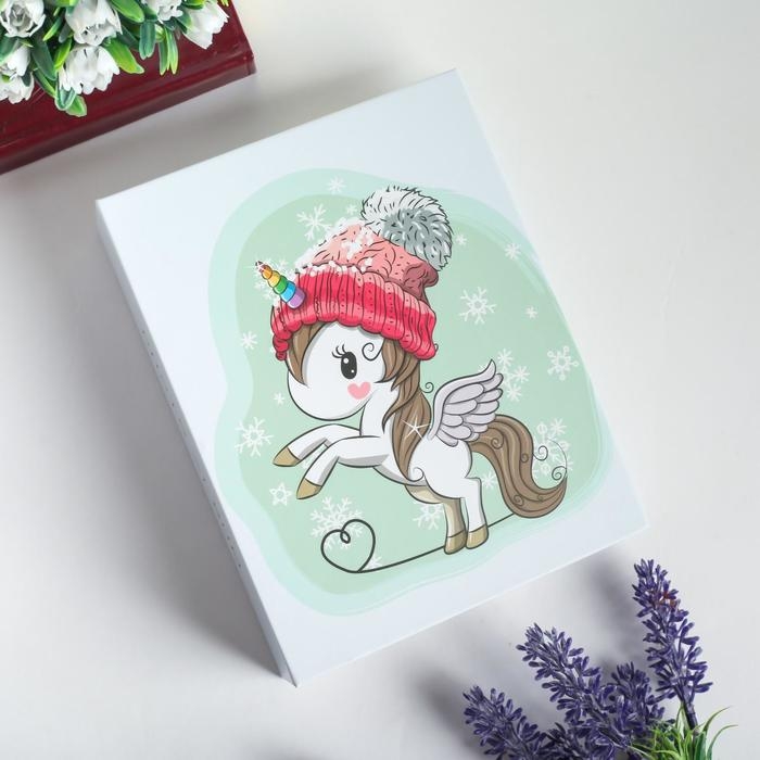 Фотоальбом на 100 фото 10х15 см Фотоальбом на 100 фото 10х15 см "Единорог в шапочке" 17,8х14х5 см