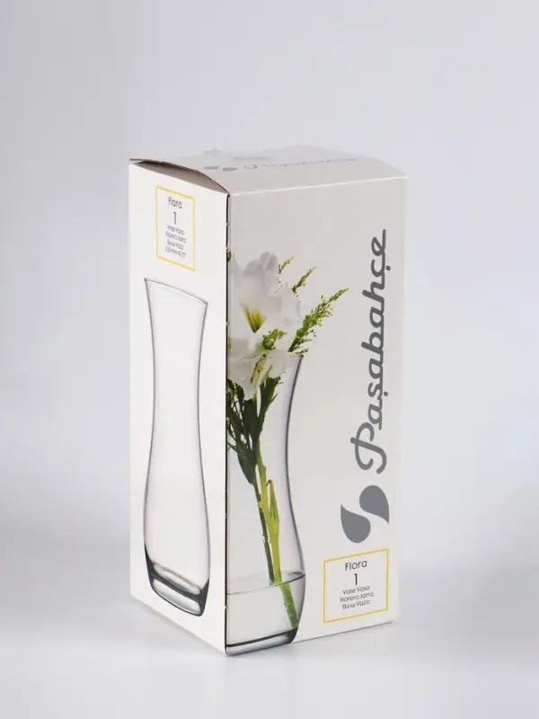 Ваза &laquo;Арианна&raquo;, туман, волна, h=26 см, стекло