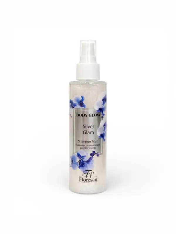 Спрей парфюмированный для тела и волос BODY GLOW с шиммером, 200 мл