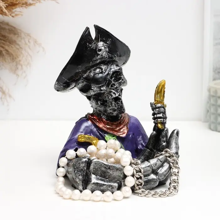 Подставка для мелочей TAKE IT EASY «Пират с протянутой рукой», 10×12×18 см