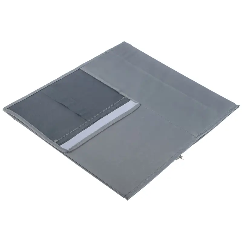 VETTA Швеция Короб для обуви складной на молнии, 34х22х16см, полиэстер, ПЕВА, серый