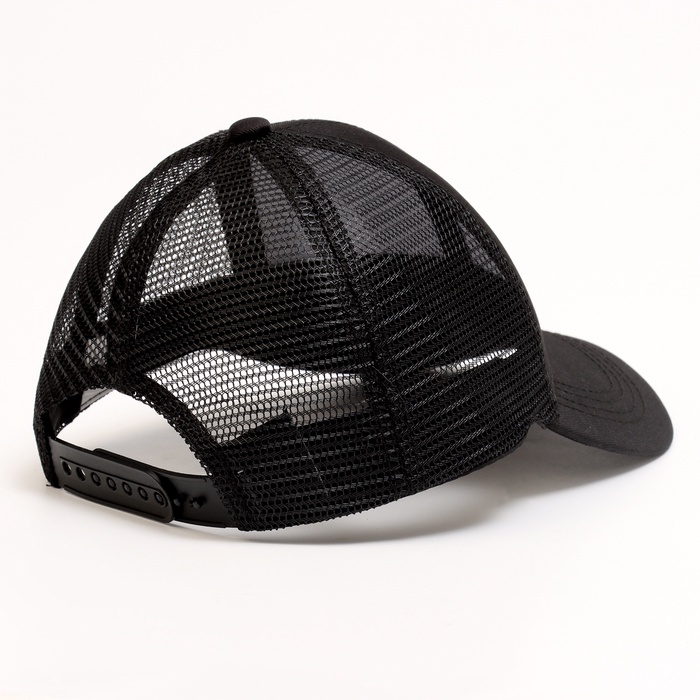 Кепка детская для мальчика с сеткой, цвет чёрный, р-р 54 Кепка детская для мальчика с сеткой, цвет чёрный, р-р 54