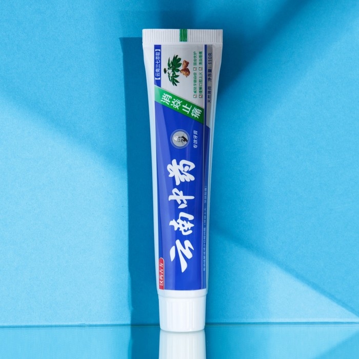Зубная паста китайская традиционная на травах с шеффлерой, противовоспалительная, 110 г Зубная паста китайская традиционная на травах с шеффлерой, противовоспалительная, 110 г