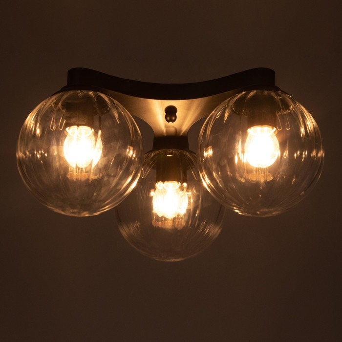 Люстра 2795/3 E27 40Вт черный 46х46х20 см BayerLux Люстра 2795/3 E27 40Вт черный 46х46х20 см BayerLux