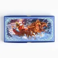 Коробка для шоколада «Снежная сказка», с окном, 16.4 х 8.4 х 1.7 см