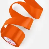 Лента атласная, 50 мм, 23&plusmn;1 м, оранжевая №164