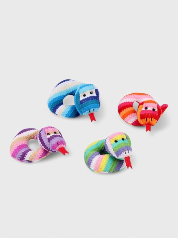 Мягкая игрушка «Змея», 7 см, МИКС