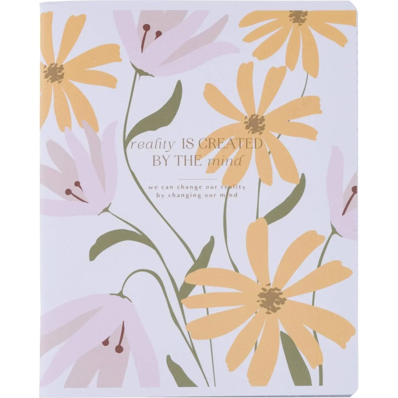 Тетрадь общая, BS, А5, 48л., клетка, скрепка. April, цветы N4151