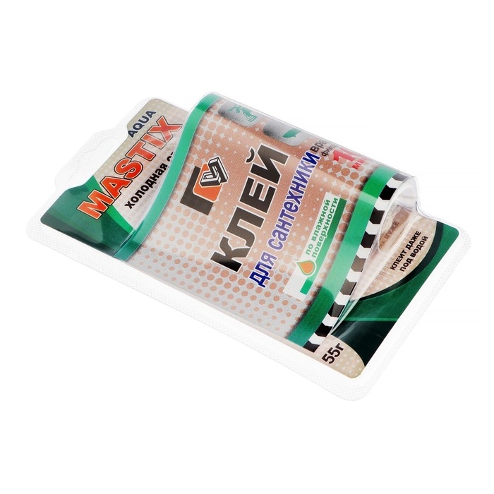 Клей-холодная сварка для сантехники MASTIX, 55 г Клей-холодная сварка для сантехники MASTIX, 55 г