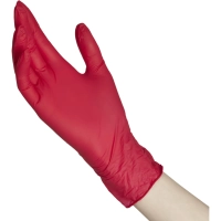 Перчатки нитрил. н/с. н/о , красные 756 NitriMax (S) 50п/уп, 4гр