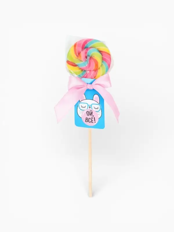 Леденец на палочке &laquo;Ой, всё&raquo;, вкус: вишнёвый сок, 15 г