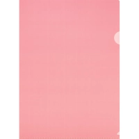 Папка уголок п/э цв. E-100/209T красная Россия 10шт/уп