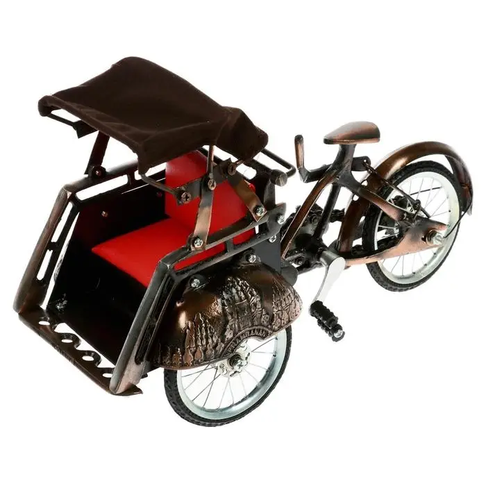 Сувенир из нержавеющей стали «Велосипед с каретой», 27×12×19 см Сувенир из нержавеющей стали «Велосипед с каретой», 27×12×19 см